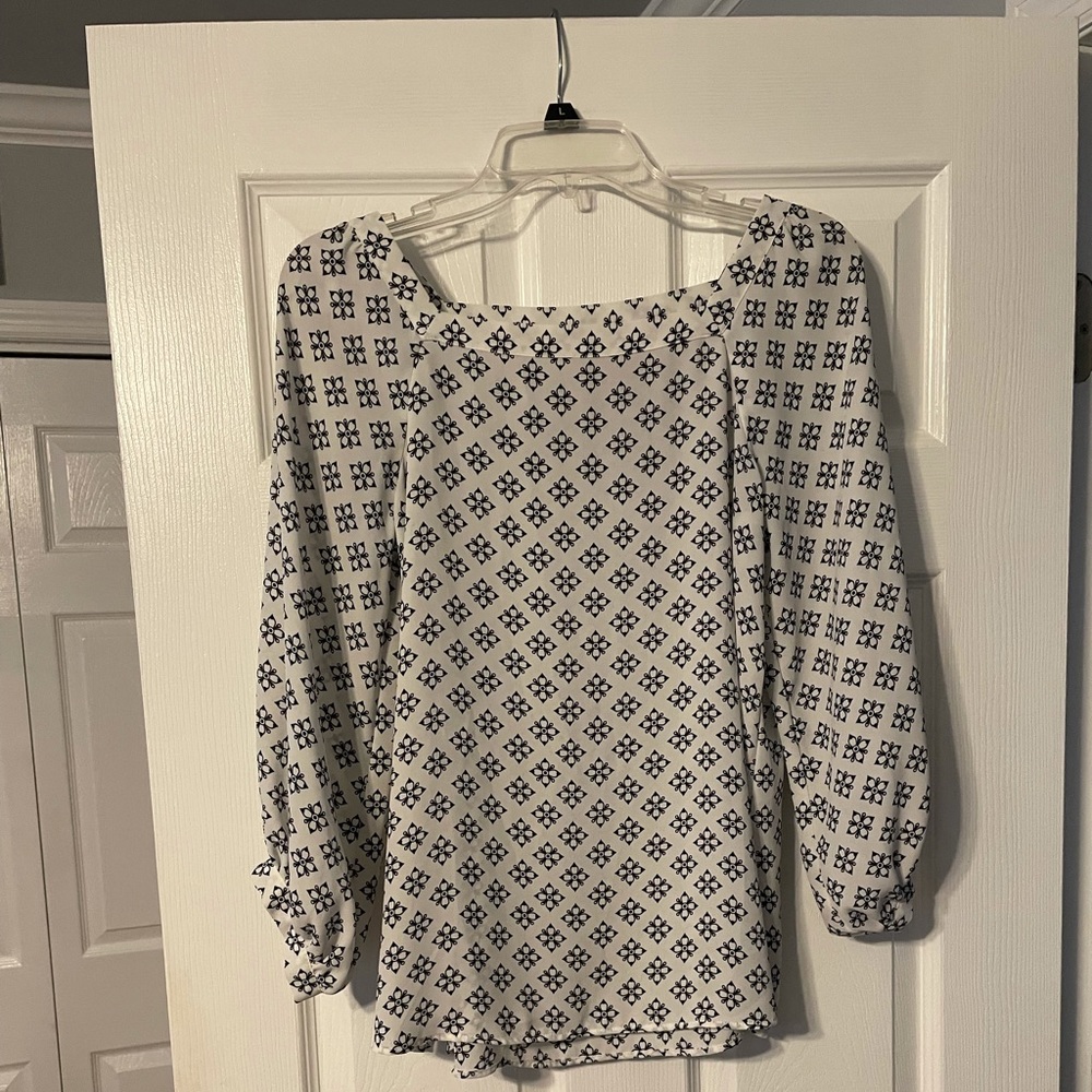 Loft Outlet square neck collar blouse